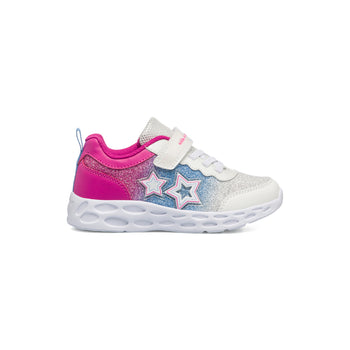 Sneakers da bambina fucsia e azzurre effetto glitterato Le scarpe di Alice, Scarpe Bambini, SKU k222000201, Immagine 0